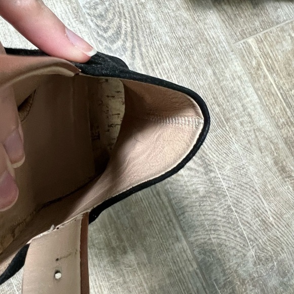 Veronica Beard Black and Brown Heels with Cork Heel - Picture 6 of 13